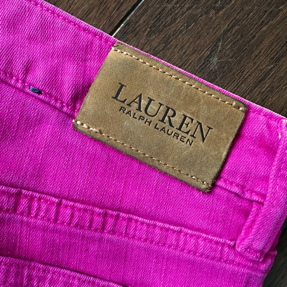 Ralph Lauren Bright Pink Skinny Jeans - Picture 7 of 7